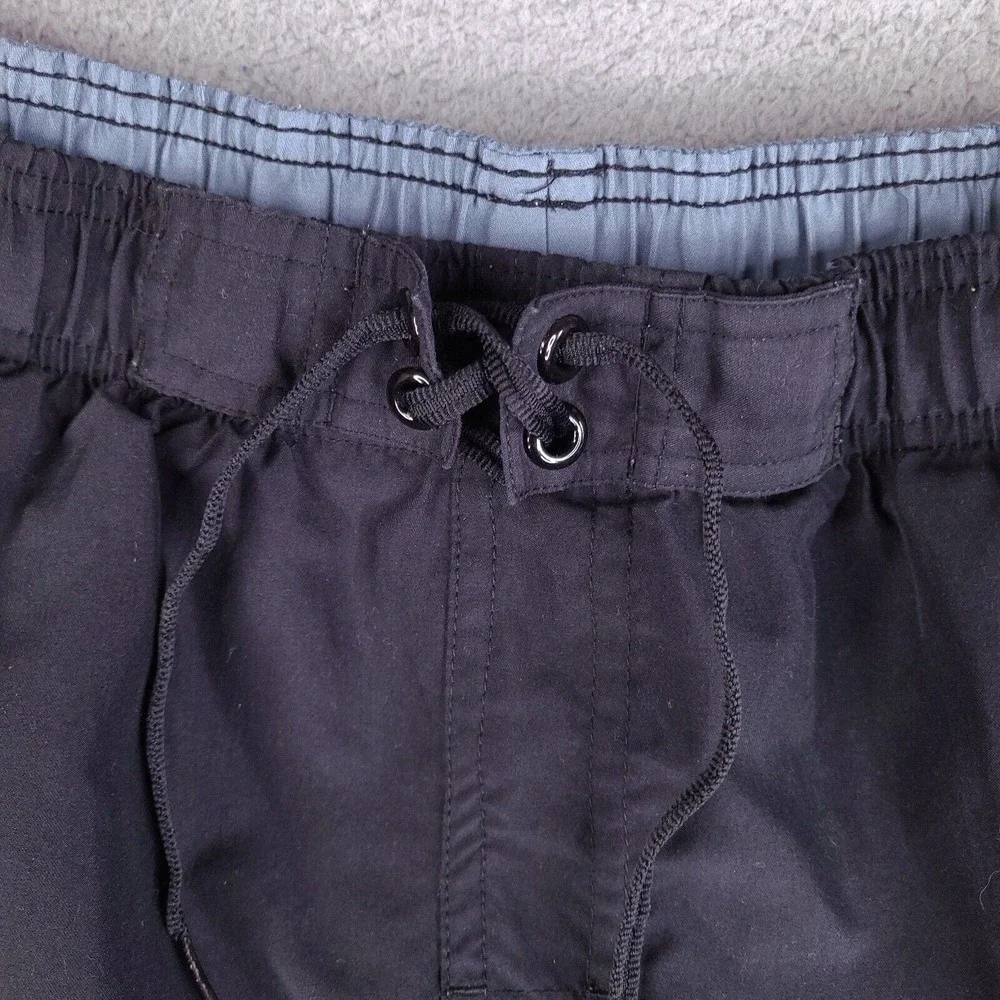 Nike Swim Trunks Mens Large Black‎ Board Shorts Drawstring Surfing Swimwear